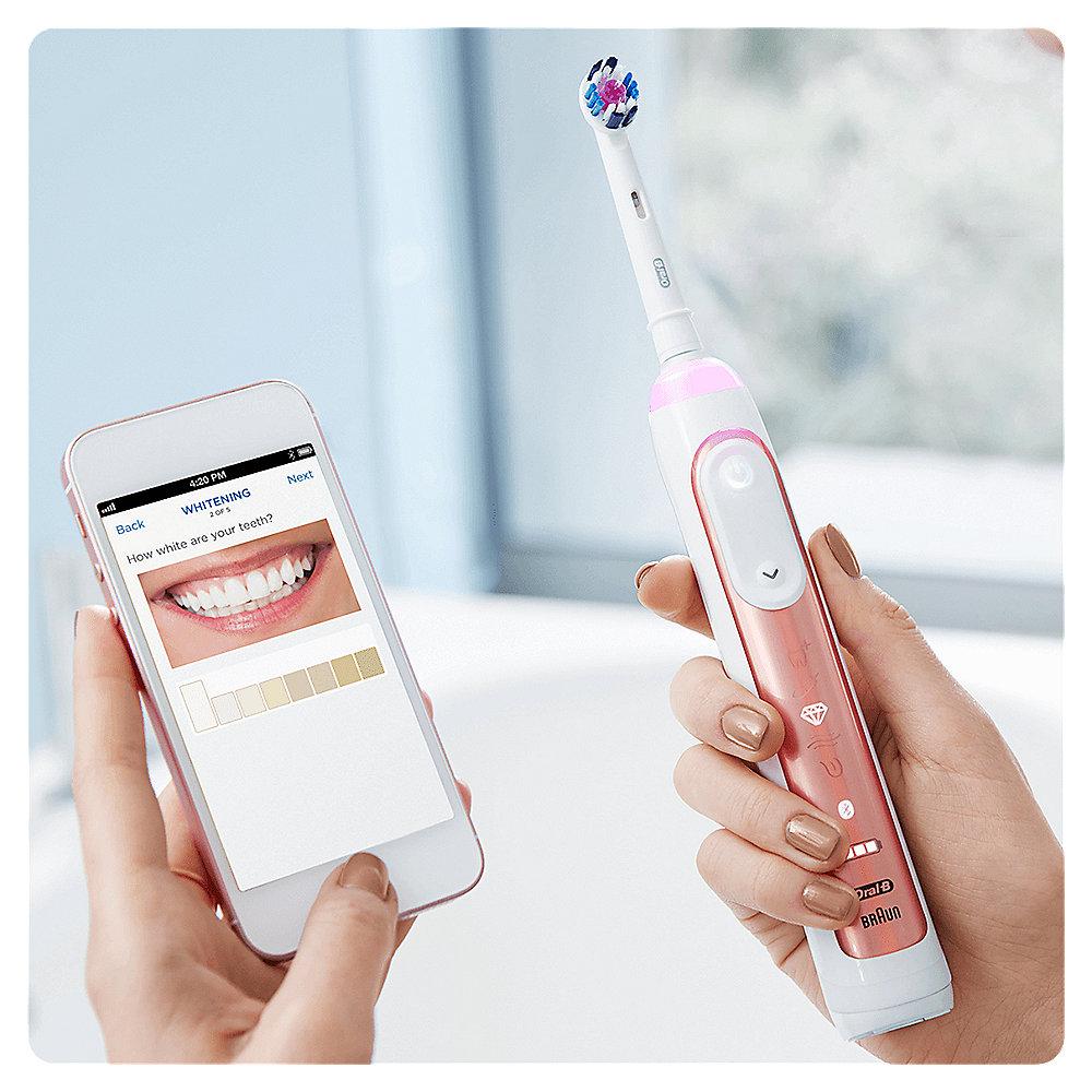Oral-B Genius 9000S Rose Gold Elektrische Zahnbürste mit Bluetooth