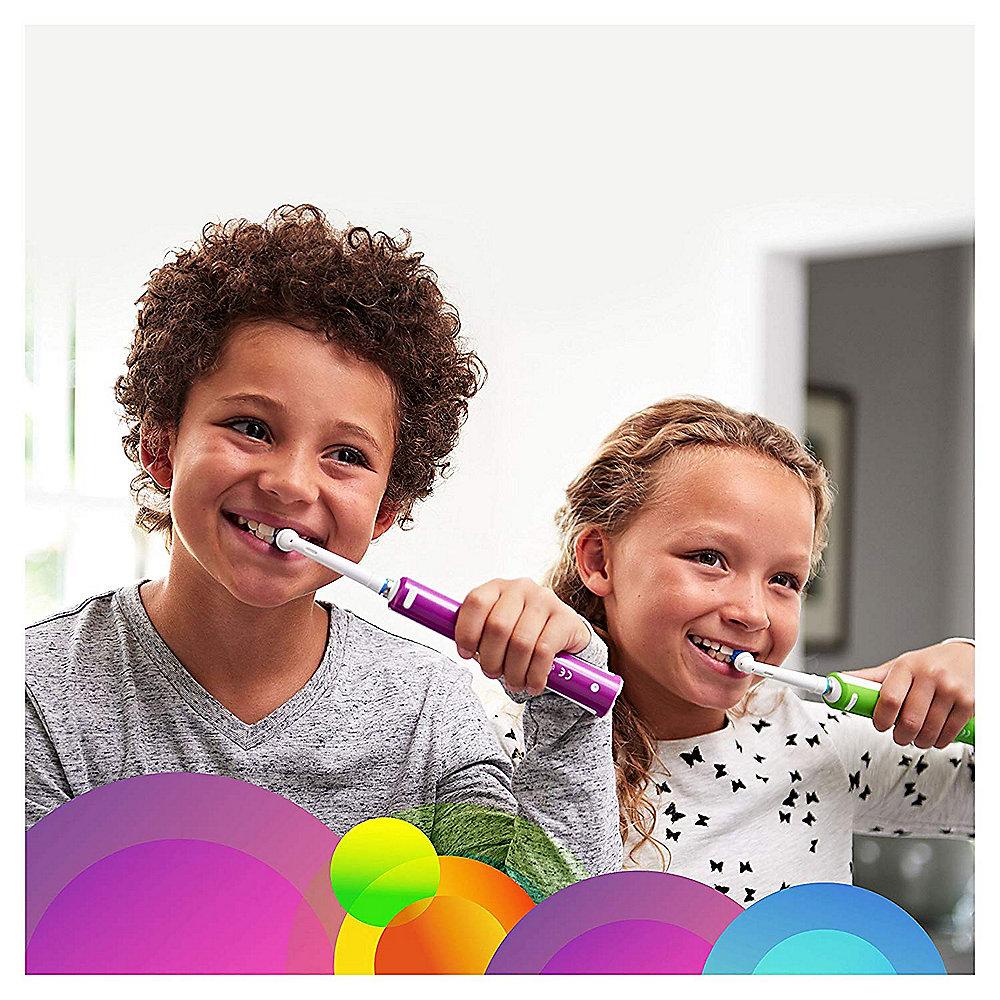 Oral-B Junior Green Elektrische Zahnbürste für Kinder ab 6 Jahren grün, Oral-B, Junior, Green, Elektrische, Zahnbürste, Kinder, ab, 6, Jahren, grün