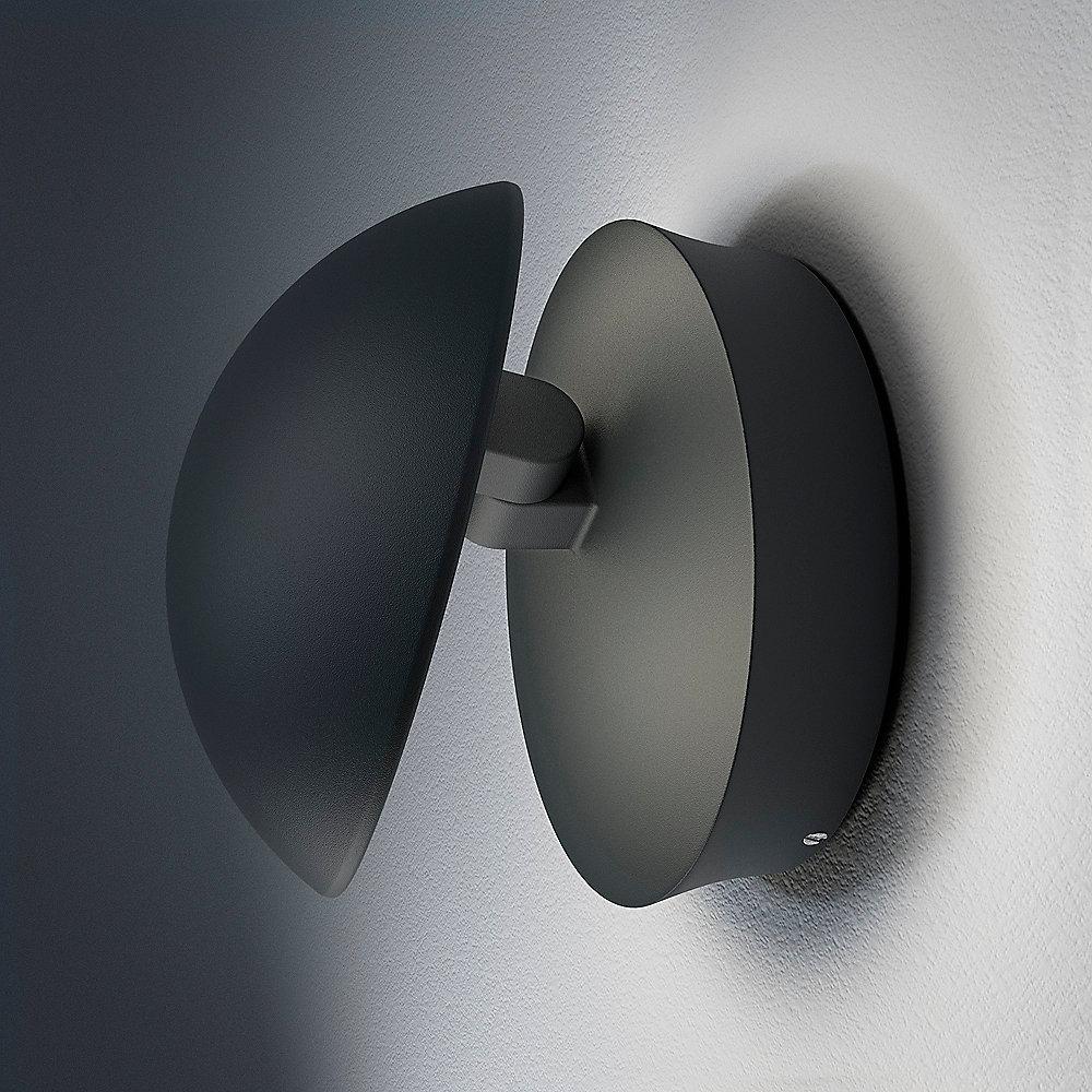 Osram Endura Style Cover Round LED-Außenwandleuchte grau