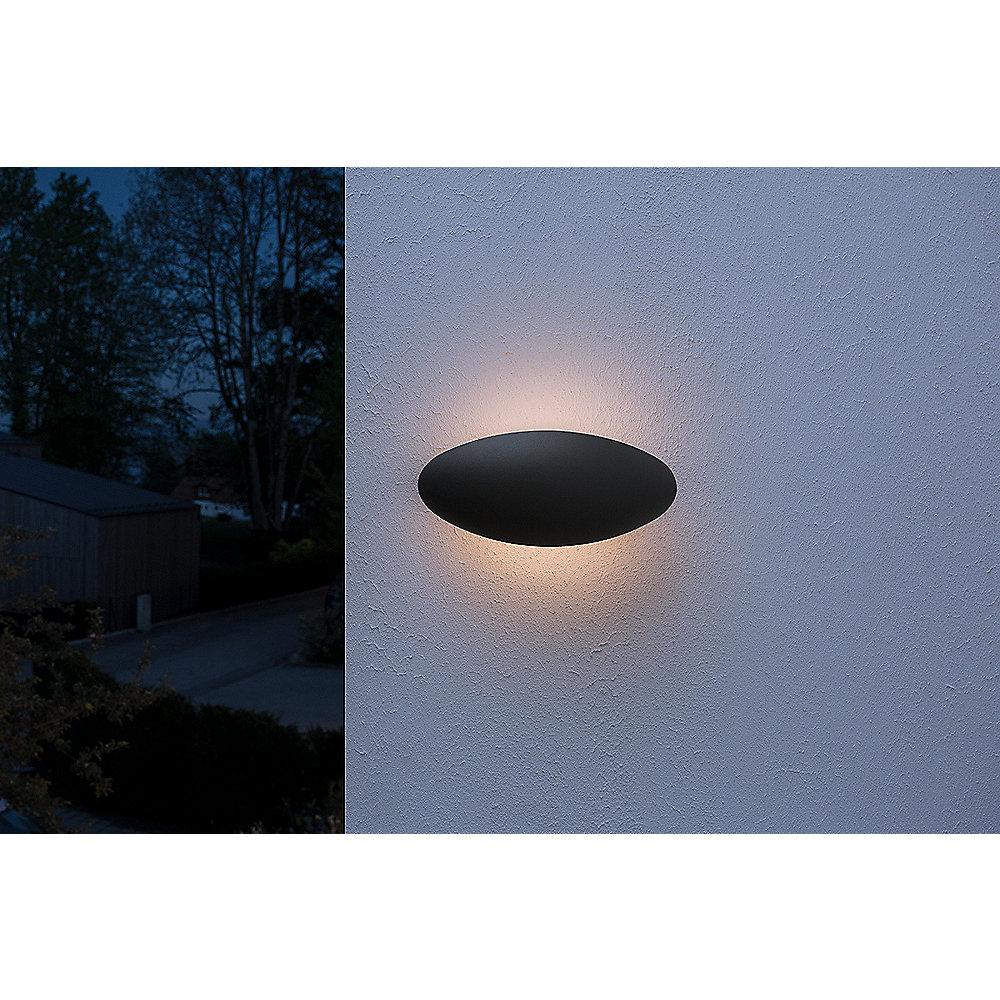 Osram Endura Style Cover Round LED-Außenwandleuchte grau