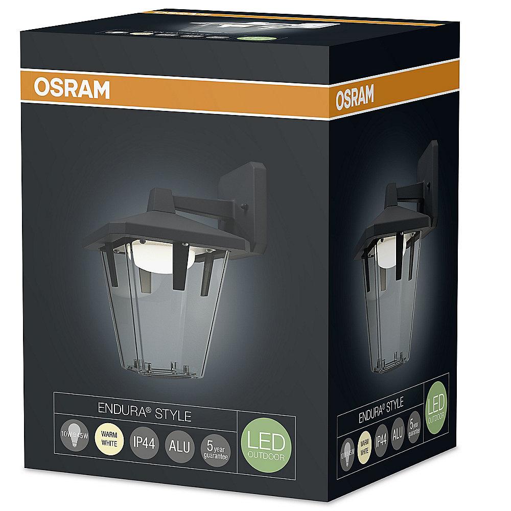 Osram Endura Style LED-Außenwandleuchte Classic Down schwarz
