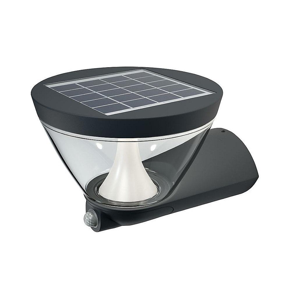 Osram Endura Style Solar LED-Außenwandleuchte grau