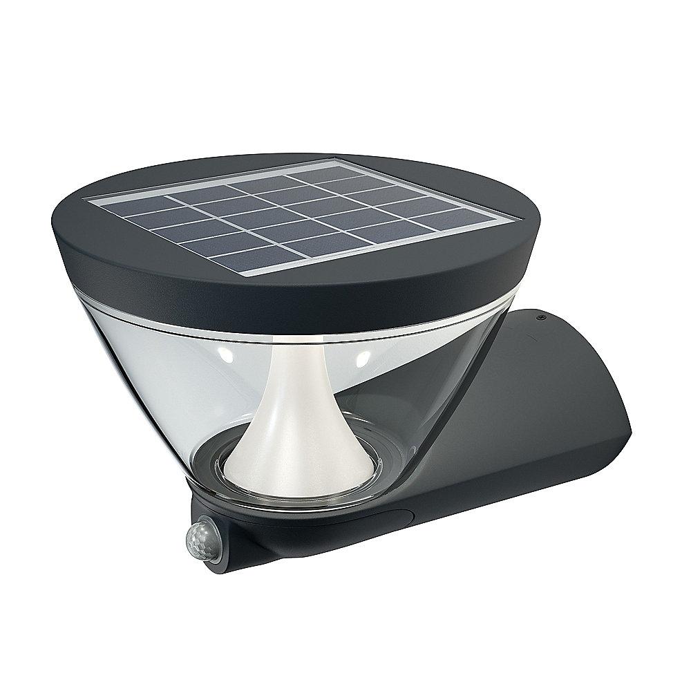 Osram Endura Style Solar LED-Außenwandleuchte mit Bewegungssensor grau, Osram, Endura, Style, Solar, LED-Außenwandleuchte, Bewegungssensor, grau