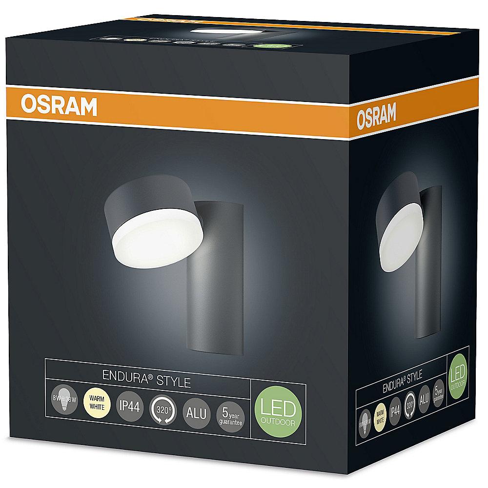 Osram Endura Style Spot LED-Außenwandleuchte grau
