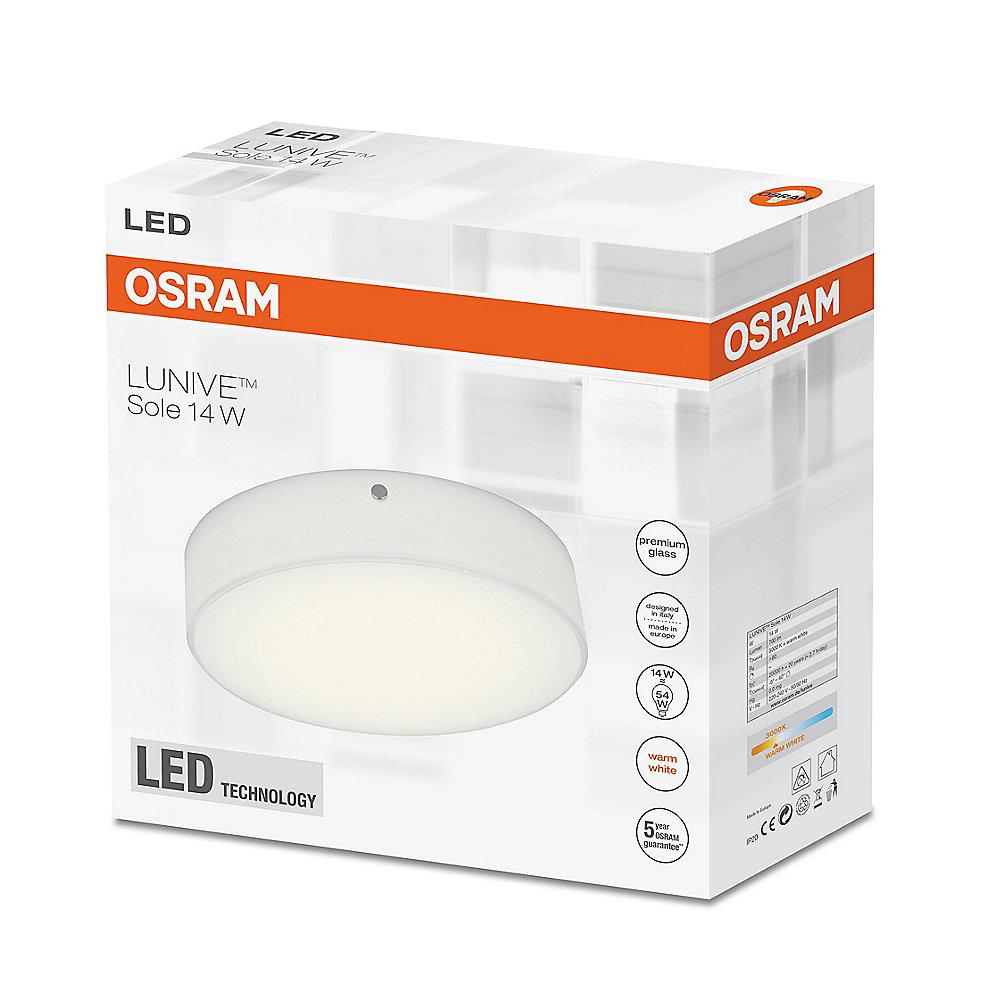 Osram Lunive Sole LED-Wand-/ Deckenleuchte 15 cm weiß