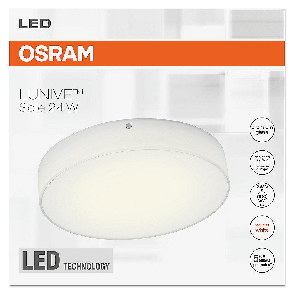 Osram Lunive Sole LED-Wand-/ Deckenleuchte 30 cm weiß