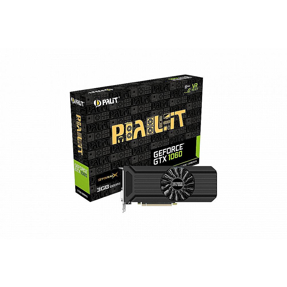 Palit GeForce GTX 1060 StormX 6GB GDDR5 Grafikkarte DVI/HDMI/3xDP, Palit, GeForce, GTX, 1060, StormX, 6GB, GDDR5, Grafikkarte, DVI/HDMI/3xDP