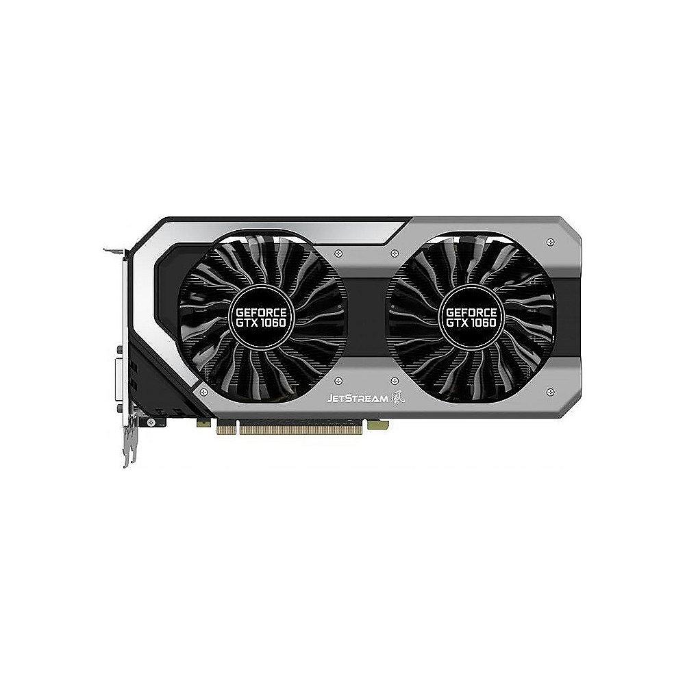 Palit GeForce GTX 1060 SuperJetStream 6GB GDDR5 Grafikkarte DVI/HDMI/3xDP, Palit, GeForce, GTX, 1060, SuperJetStream, 6GB, GDDR5, Grafikkarte, DVI/HDMI/3xDP