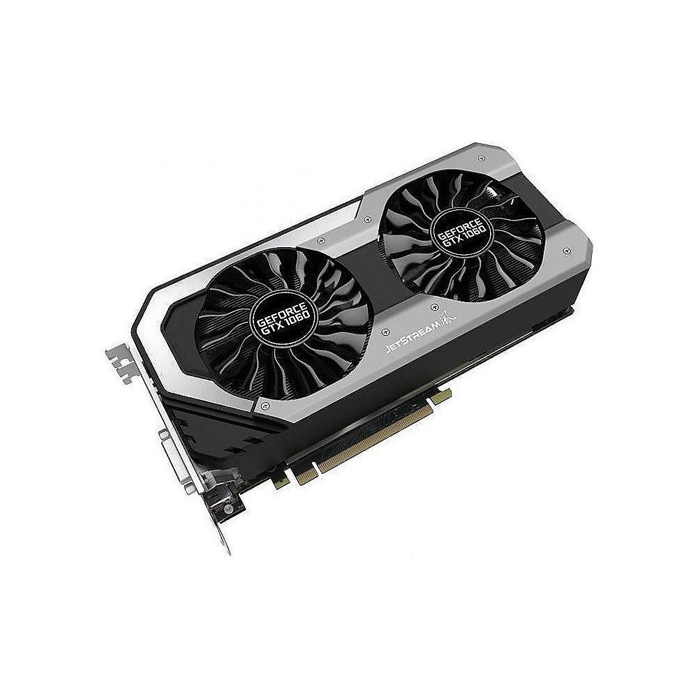 Palit GeForce GTX 1060 SuperJetStream 6GB GDDR5 Grafikkarte DVI/HDMI/3xDP, Palit, GeForce, GTX, 1060, SuperJetStream, 6GB, GDDR5, Grafikkarte, DVI/HDMI/3xDP