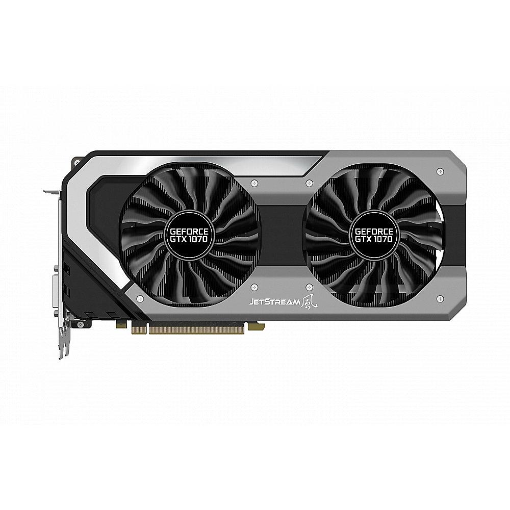 Palit GeForce GTX 1070 JetStream 8GB GDDR5 Grafikkarte DVI/HDMI/3xDP, Palit, GeForce, GTX, 1070, JetStream, 8GB, GDDR5, Grafikkarte, DVI/HDMI/3xDP