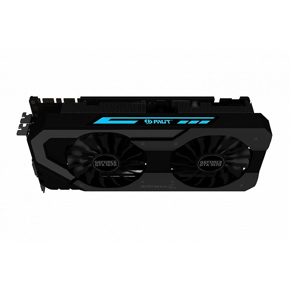 Palit GeForce GTX 1070 JetStream 8GB GDDR5 Grafikkarte DVI/HDMI/3xDP