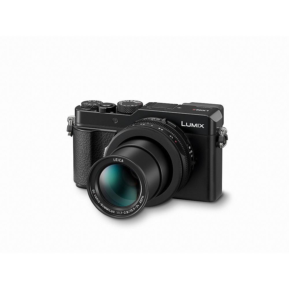 Panasonic Lumix DC-LX100 II Digitalkamera schwarz 17MP Leica 24-75mm WLAN BT