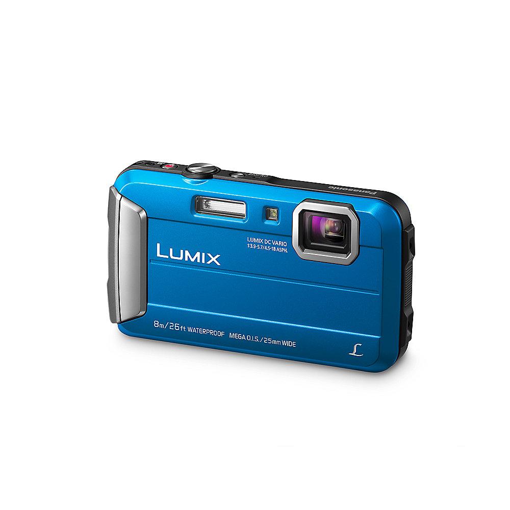 Panasonic Lumix DMC-FT30 Unterwasserkamera blau, Panasonic, Lumix, DMC-FT30, Unterwasserkamera, blau