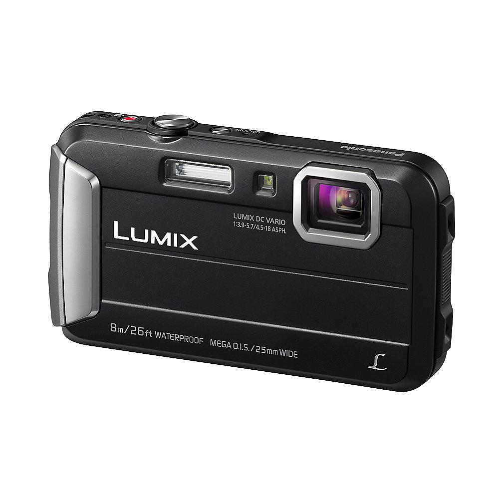 Panasonic Lumix DMC-FT30 Unterwasserkamera schwarz, Panasonic, Lumix, DMC-FT30, Unterwasserkamera, schwarz