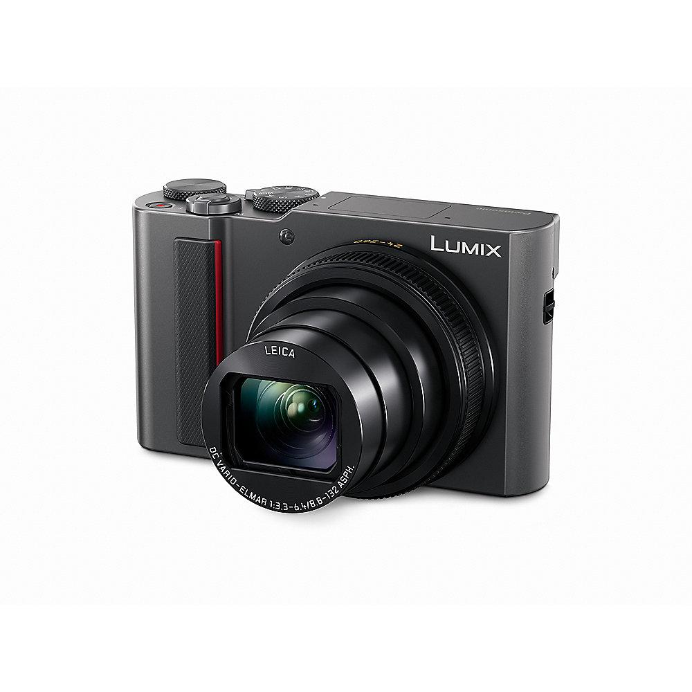 Panasonic Lumix DMC-TZ202 Reisezoom-Kamera silber WiFi BLE