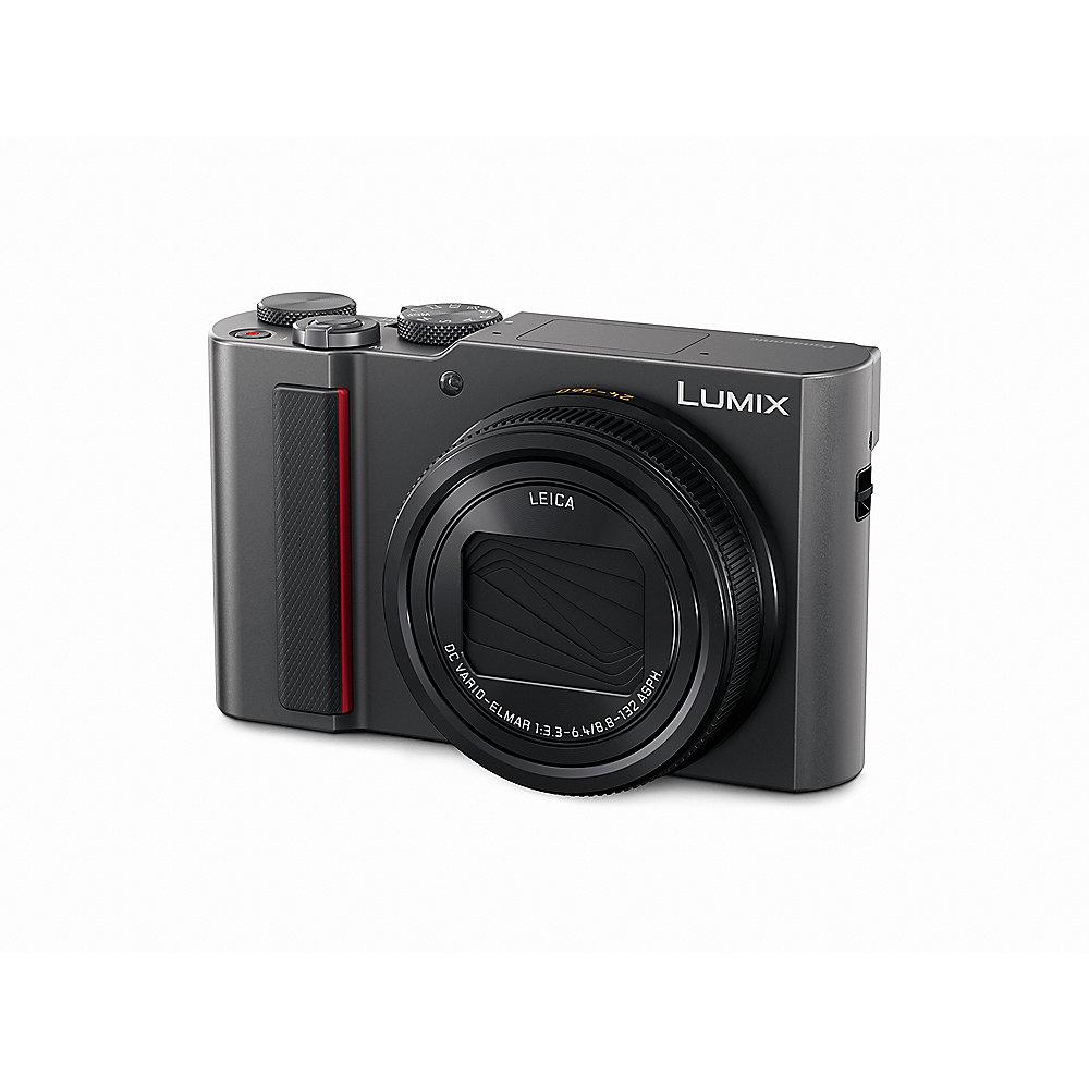 Panasonic Lumix DMC-TZ202 Reisezoom-Kamera silber WiFi BLE, Panasonic, Lumix, DMC-TZ202, Reisezoom-Kamera, silber, WiFi, BLE