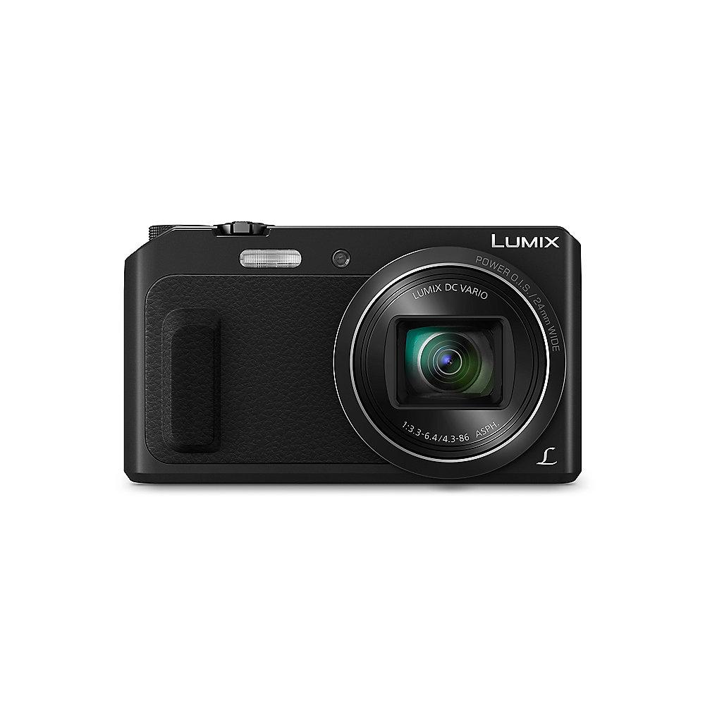 Panasonic Lumix DMC-TZ58 Digitalkamera schwarz