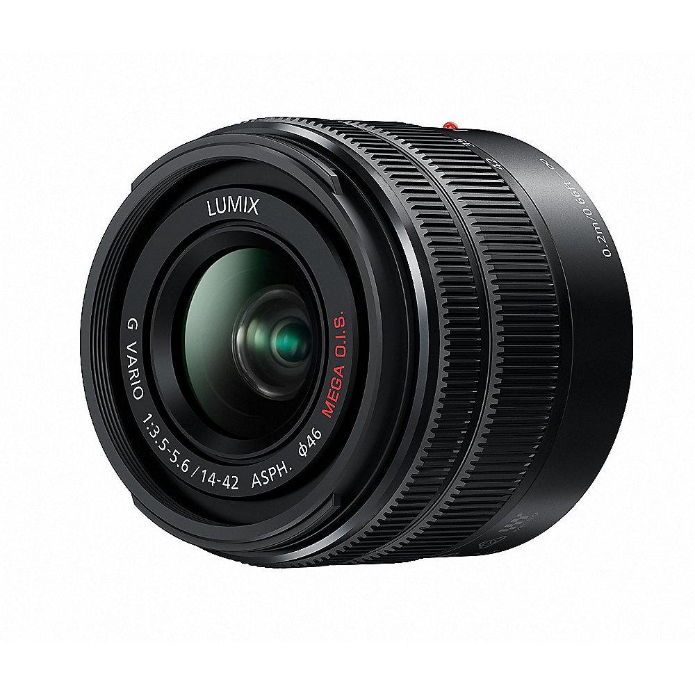 Panasonic Lumix G 14-42mm f/3.5-5.6 Standard Zoom Objektiv (H-FS1442A), Panasonic, Lumix, G, 14-42mm, f/3.5-5.6, Standard, Zoom, Objektiv, H-FS1442A,