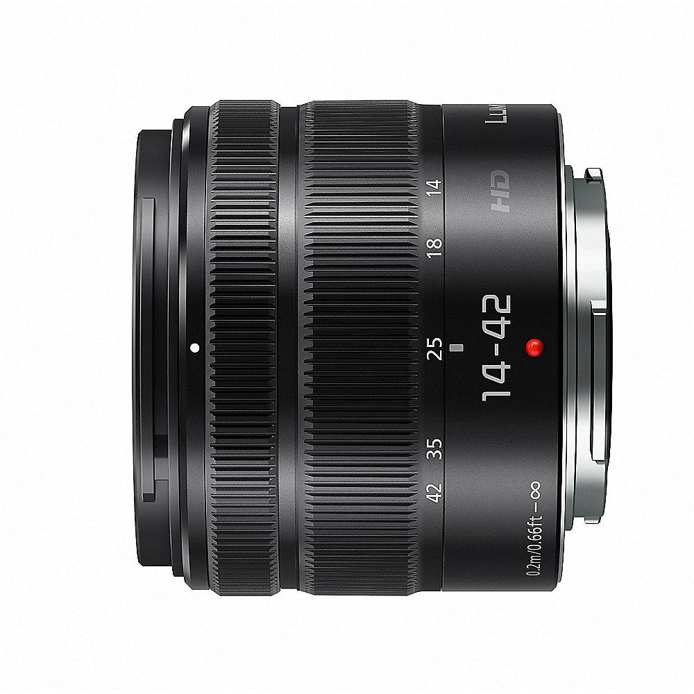 Panasonic Lumix G 14-42mm f/3.5-5.6 Standard Zoom Objektiv (H-FS1442A), Panasonic, Lumix, G, 14-42mm, f/3.5-5.6, Standard, Zoom, Objektiv, H-FS1442A,