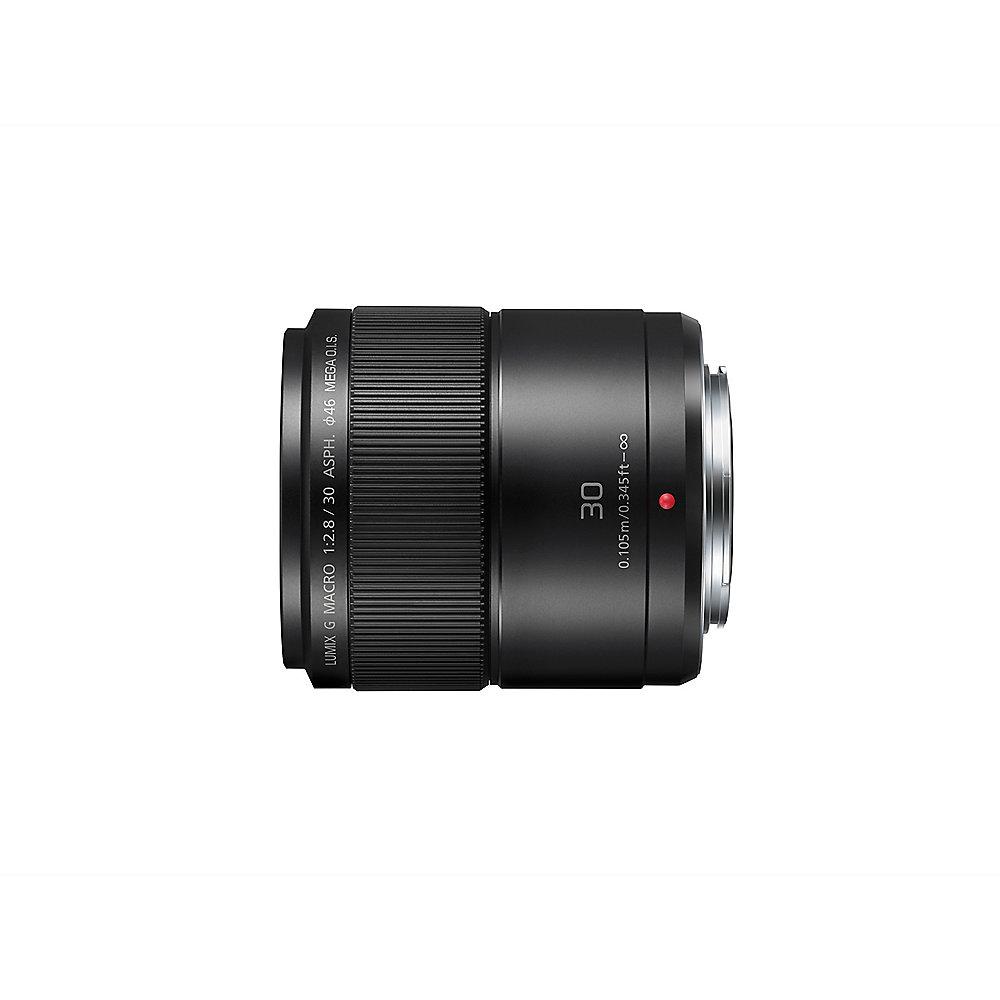 Panasonic Lumix G 30mm f/2.8 OIS Makro Objektiv schwarz (H-HS030), Panasonic, Lumix, G, 30mm, f/2.8, OIS, Makro, Objektiv, schwarz, H-HS030,