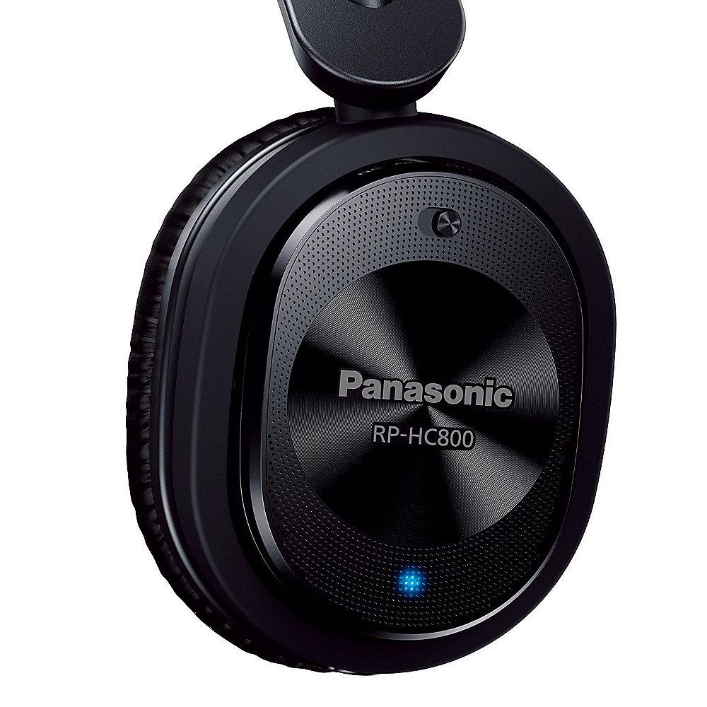 Panasonic RP-HC800E-K Kopfhörer mit aktiver Lärmkompensation schwarz, Panasonic, RP-HC800E-K, Kopfhörer, aktiver, Lärmkompensation, schwarz