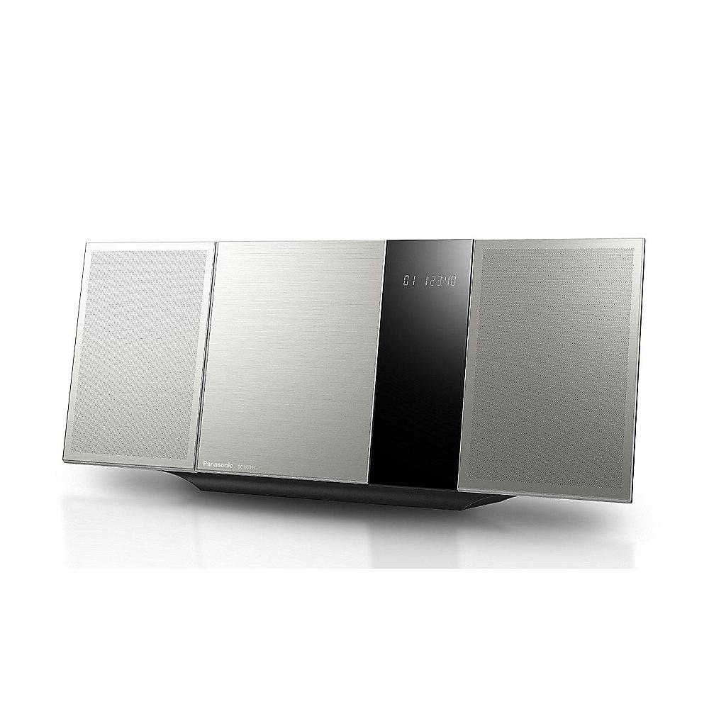 Panasonic SC-HC397 Micro HiFi System mit Bluetooth und Digitalradio silber