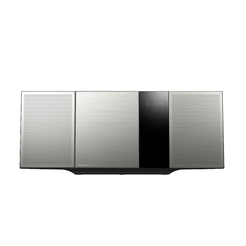 Panasonic SC-HC397 Micro HiFi System mit Bluetooth und Digitalradio silber