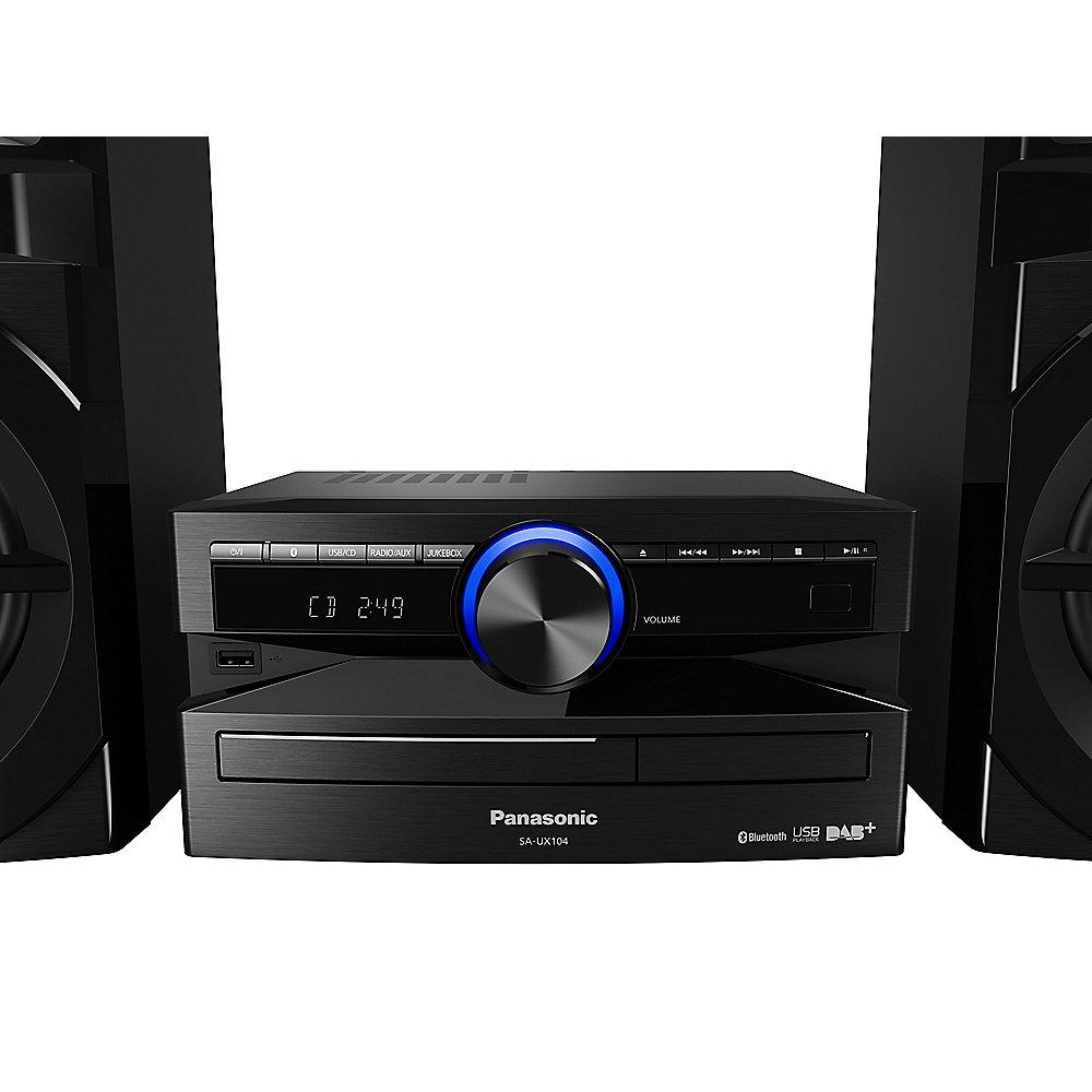 Panasonic SC-UX104 CD-Mini HiFi System DAB  Bluetooth schwarz, Panasonic, SC-UX104, CD-Mini, HiFi, System, DAB, Bluetooth, schwarz