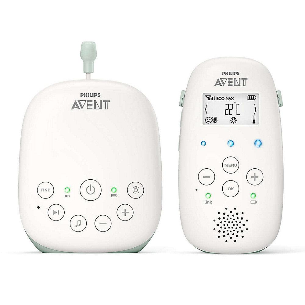 Philips Avent SCD711/26 DECT-Babyphone mit Schlafliedern, Temperatursensor