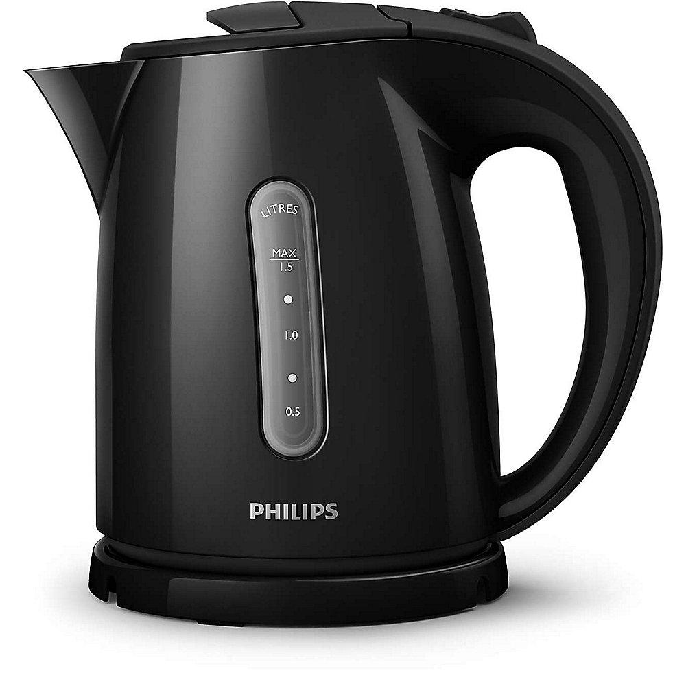 Philips HD4647/20 Wasserkocher 1,5l 2400W Schwarz, Philips, HD4647/20, Wasserkocher, 1,5l, 2400W, Schwarz