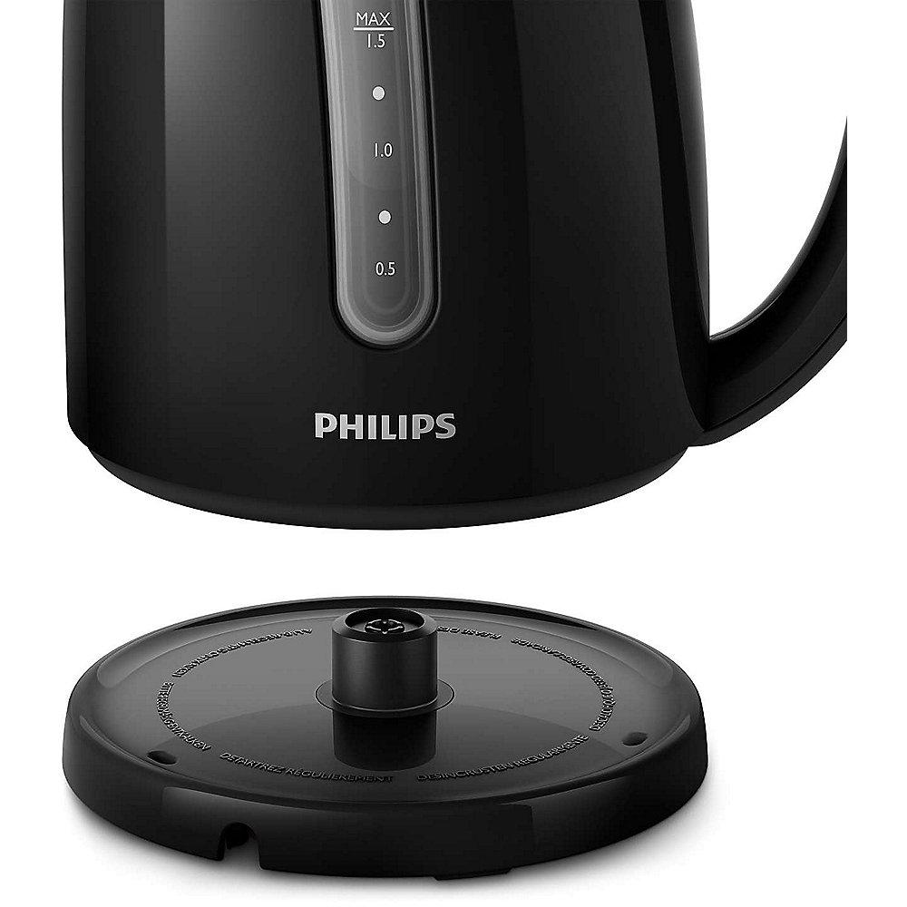 Philips HD4647/20 Wasserkocher 1,5l 2400W Schwarz, Philips, HD4647/20, Wasserkocher, 1,5l, 2400W, Schwarz