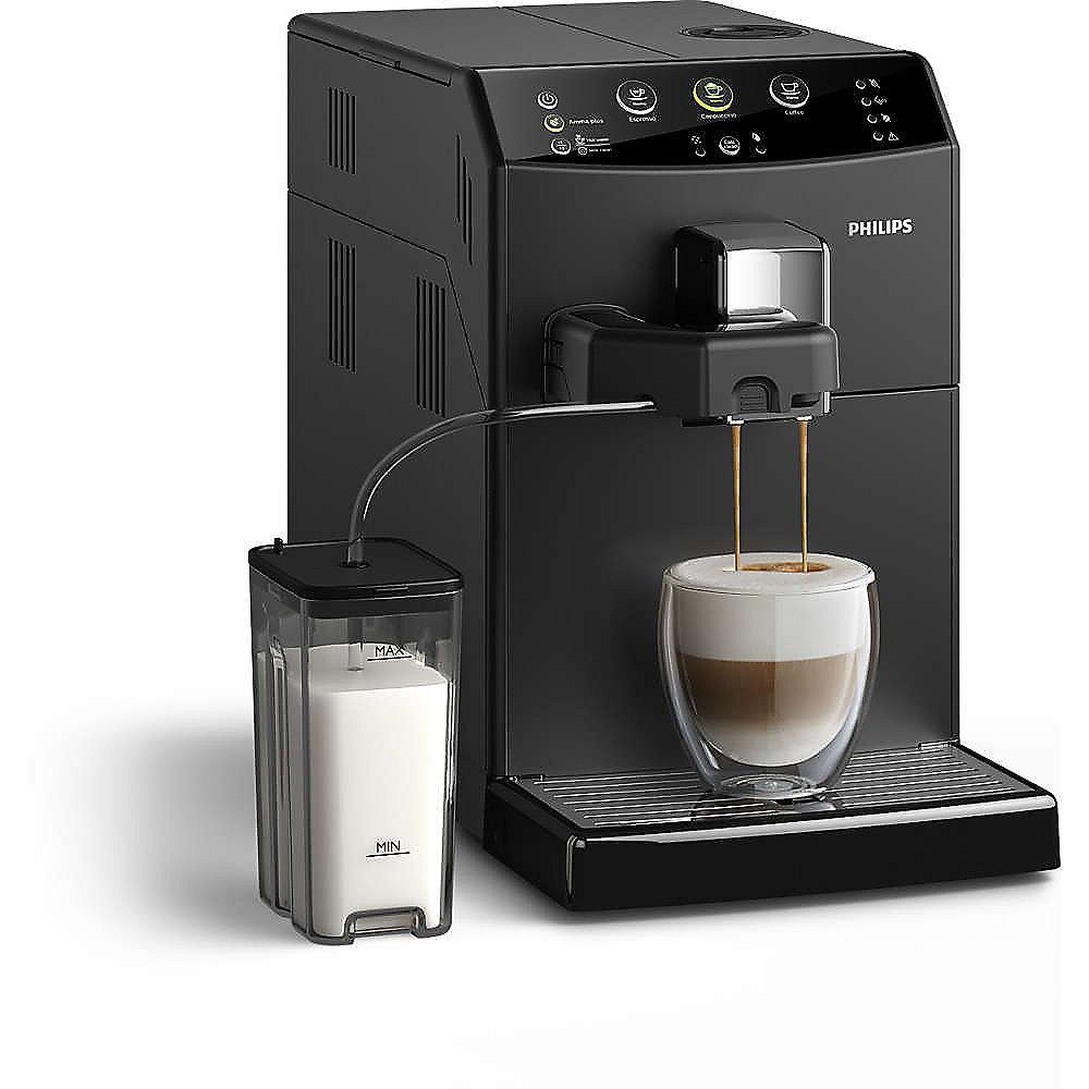 Philips HD8829/01 Kaffeevollautomat, 3000 Serie Easy Cappuccino, Schwarz