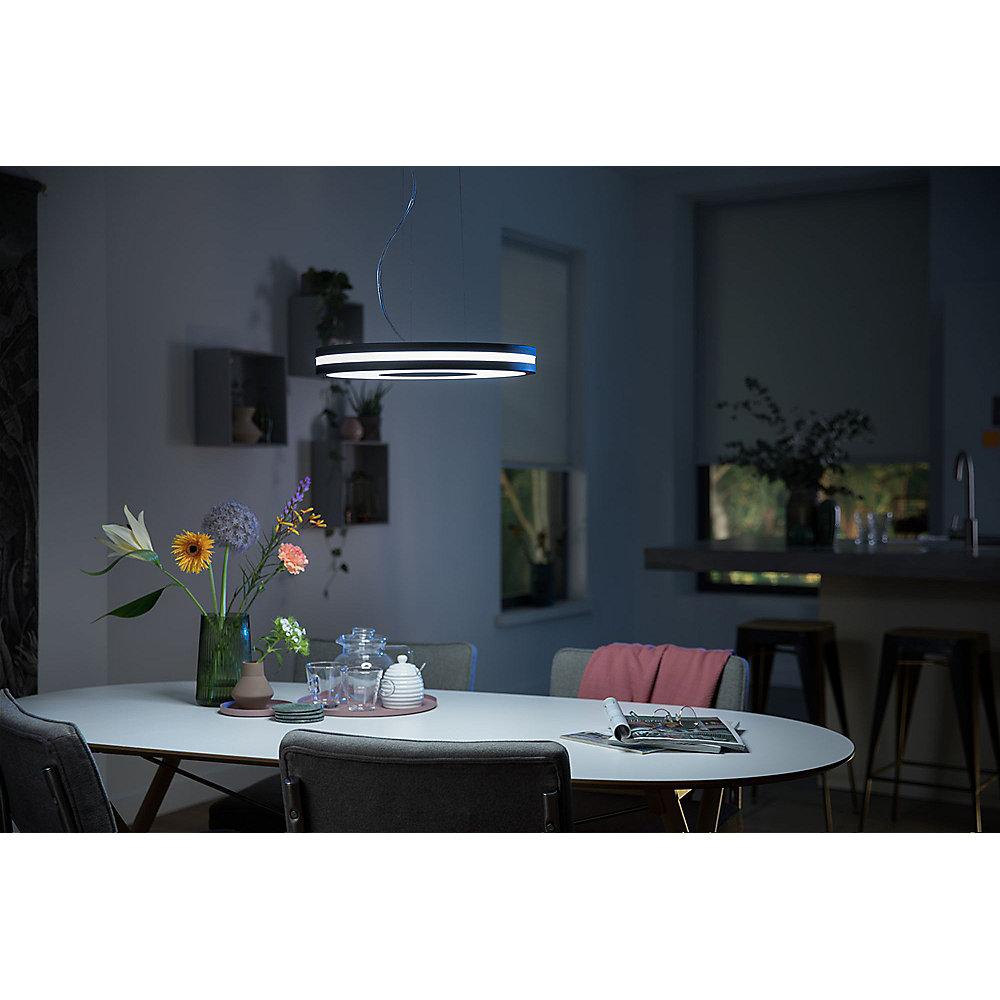 Philips Hue White Ambiance Being Pendelleuchte Schwarz inkl. Dimmschalter