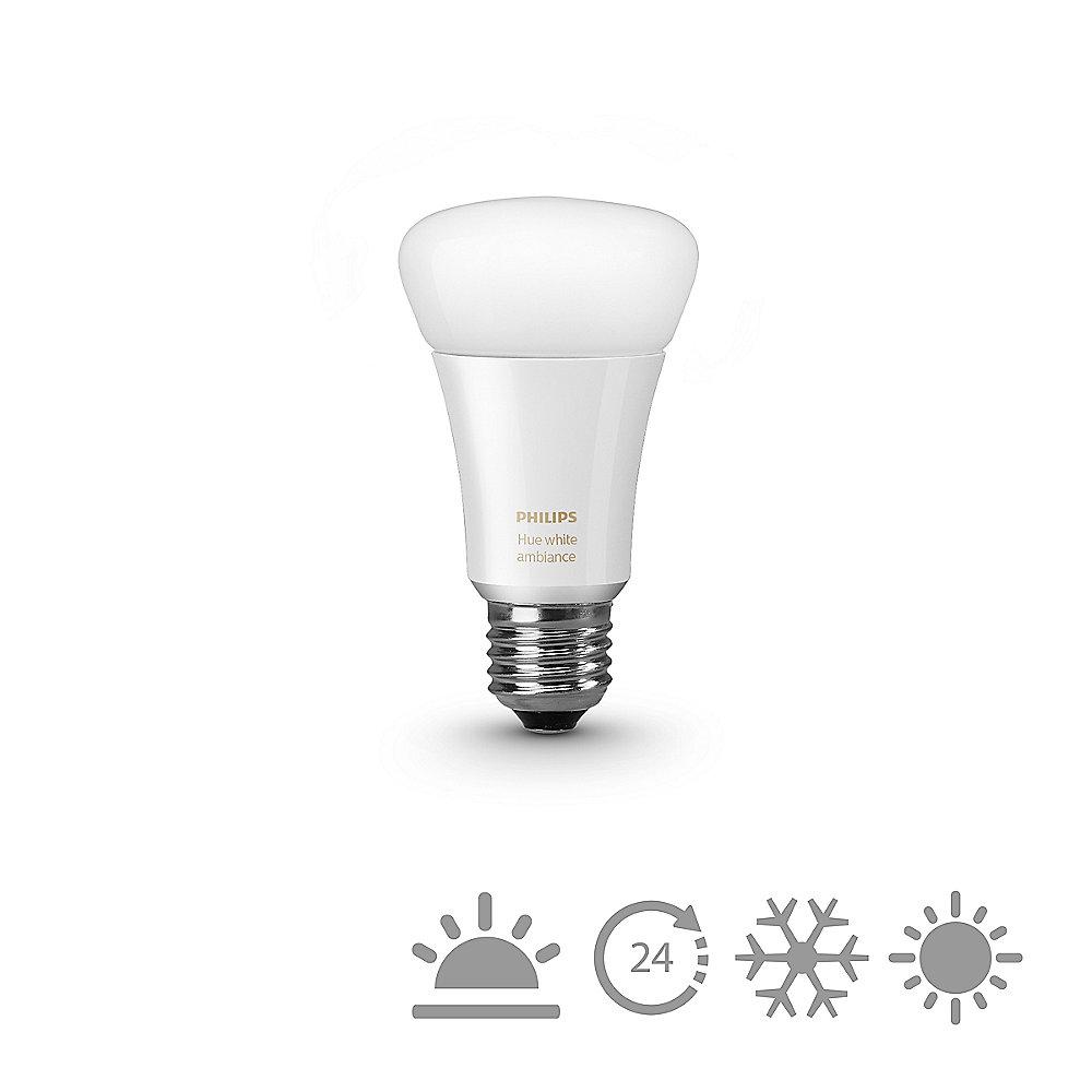 Philips Hue White Ambiance Erweiterung - 1 x 9,5W A19 E27, Philips, Hue, White, Ambiance, Erweiterung, 1, x, 9,5W, A19, E27