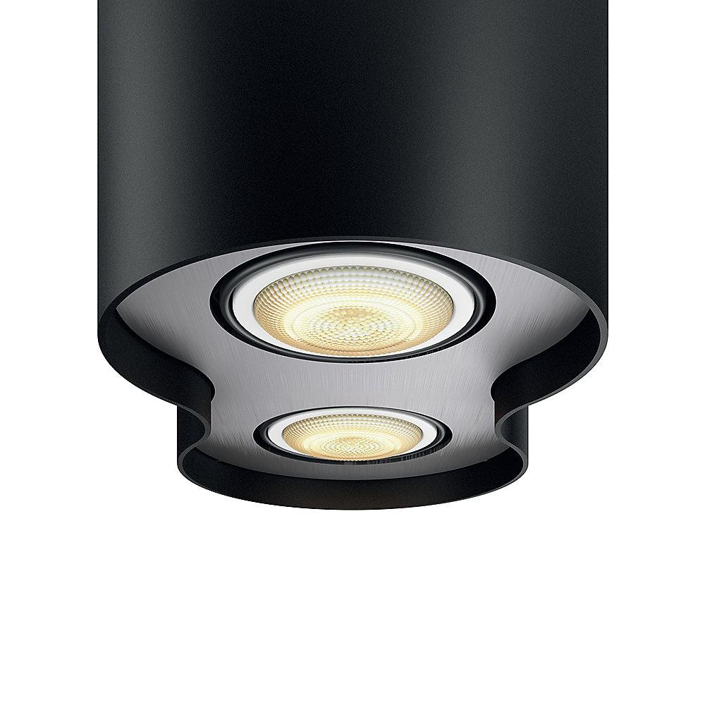 Philips Hue White Ambiance Pillar Deckenspot 2er schwarz inkl. Dimmschalter, Philips, Hue, White, Ambiance, Pillar, Deckenspot, 2er, schwarz, inkl., Dimmschalter