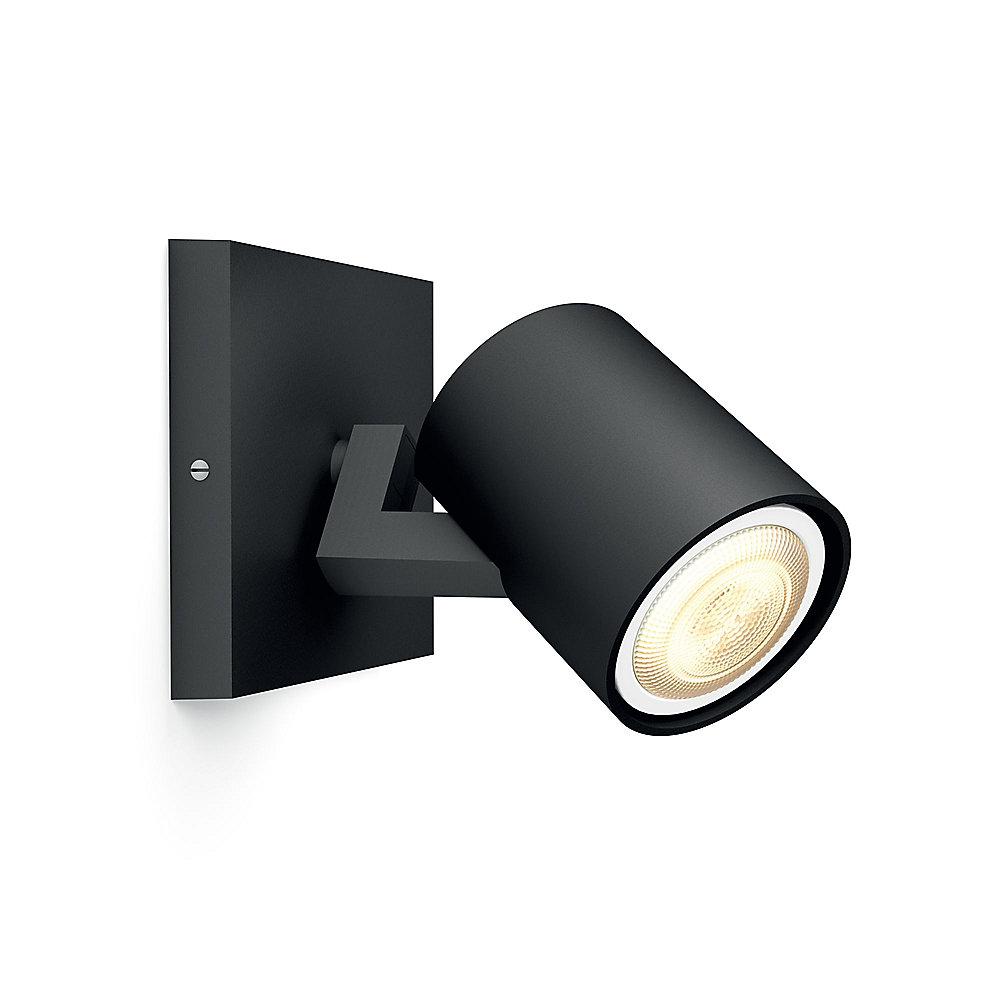 Philips Hue White Ambiance Runner Wandspot schwarz inkl. Dimmschalter