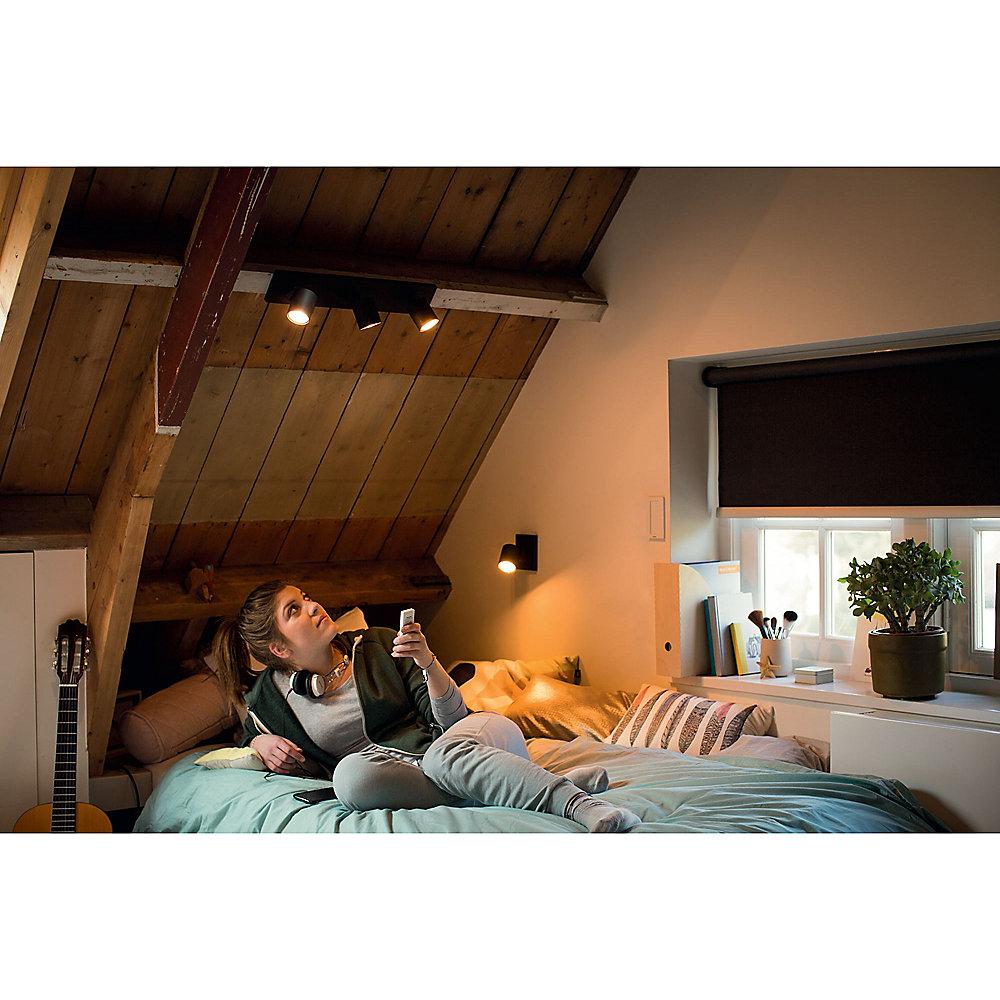 Philips Hue White Ambiance Runner Wandspot schwarz inkl. Dimmschalter, Philips, Hue, White, Ambiance, Runner, Wandspot, schwarz, inkl., Dimmschalter