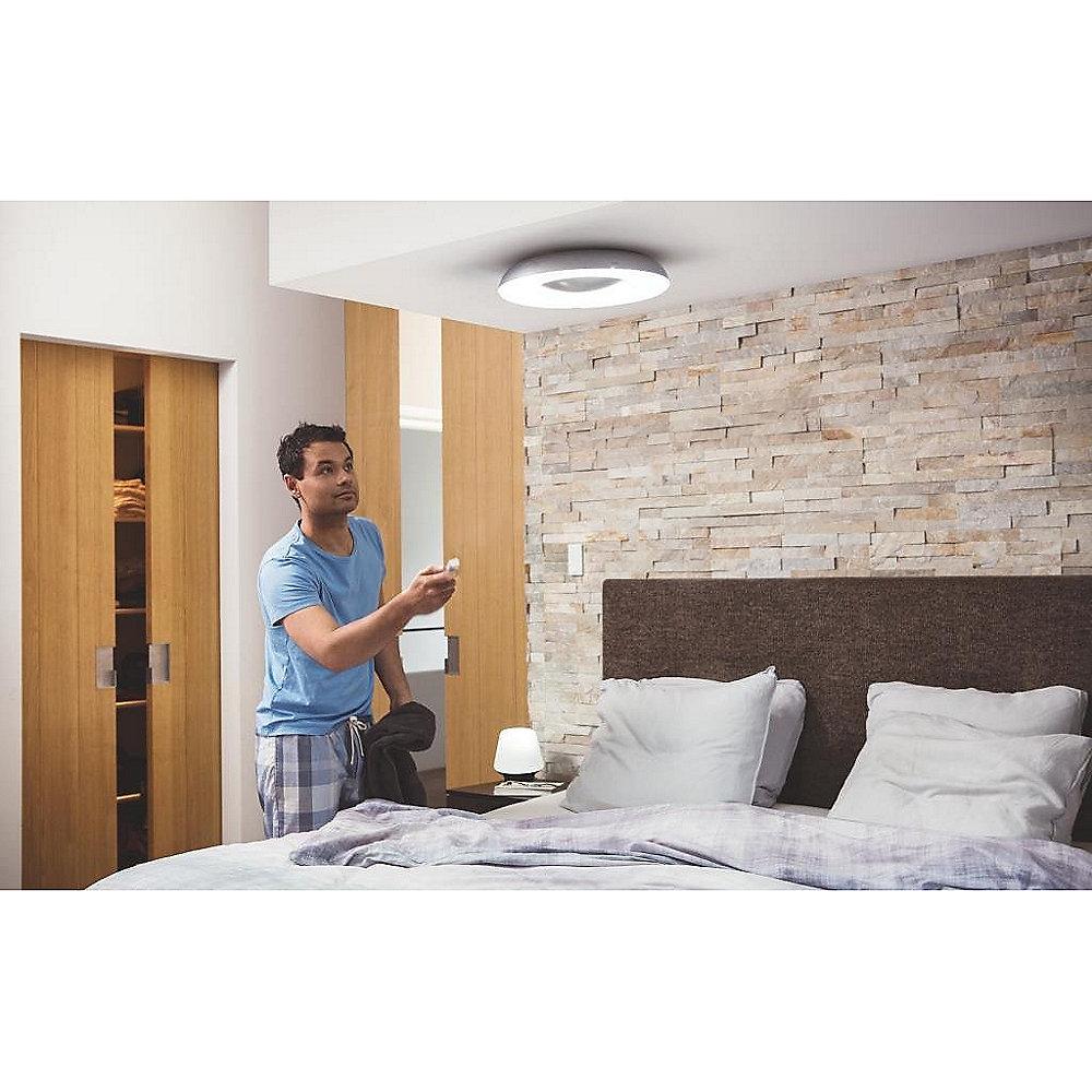 Philips Hue White Ambiance Still Deckenleuchte Aluminium inkl. Dimmschalter