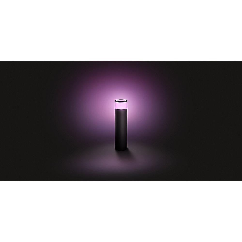 Philips Hue White & Color Amb. Calla LED Sockelleuchte, Schwarz, Erweiterung