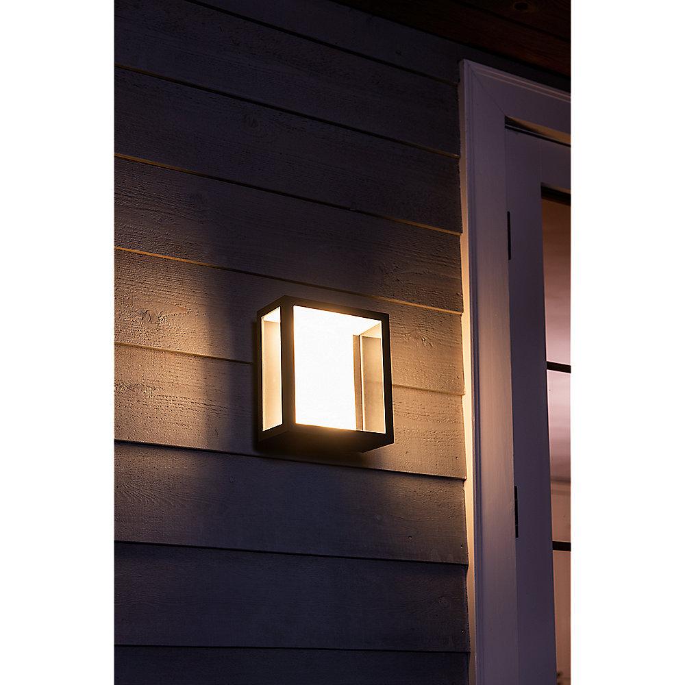 Philips Hue White & Color Amb. Impress LED Wandleuchte breit, Schwarz, 1200lm