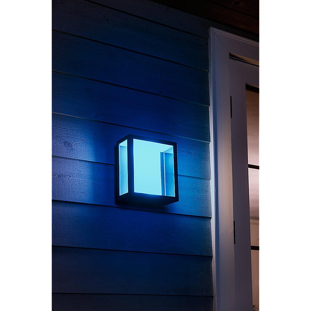 Philips Hue White & Color Amb. Impress LED Wandleuchte breit, Schwarz, 1200lm, Philips, Hue, White, &, Color, Amb., Impress, LED, Wandleuchte, breit, Schwarz, 1200lm