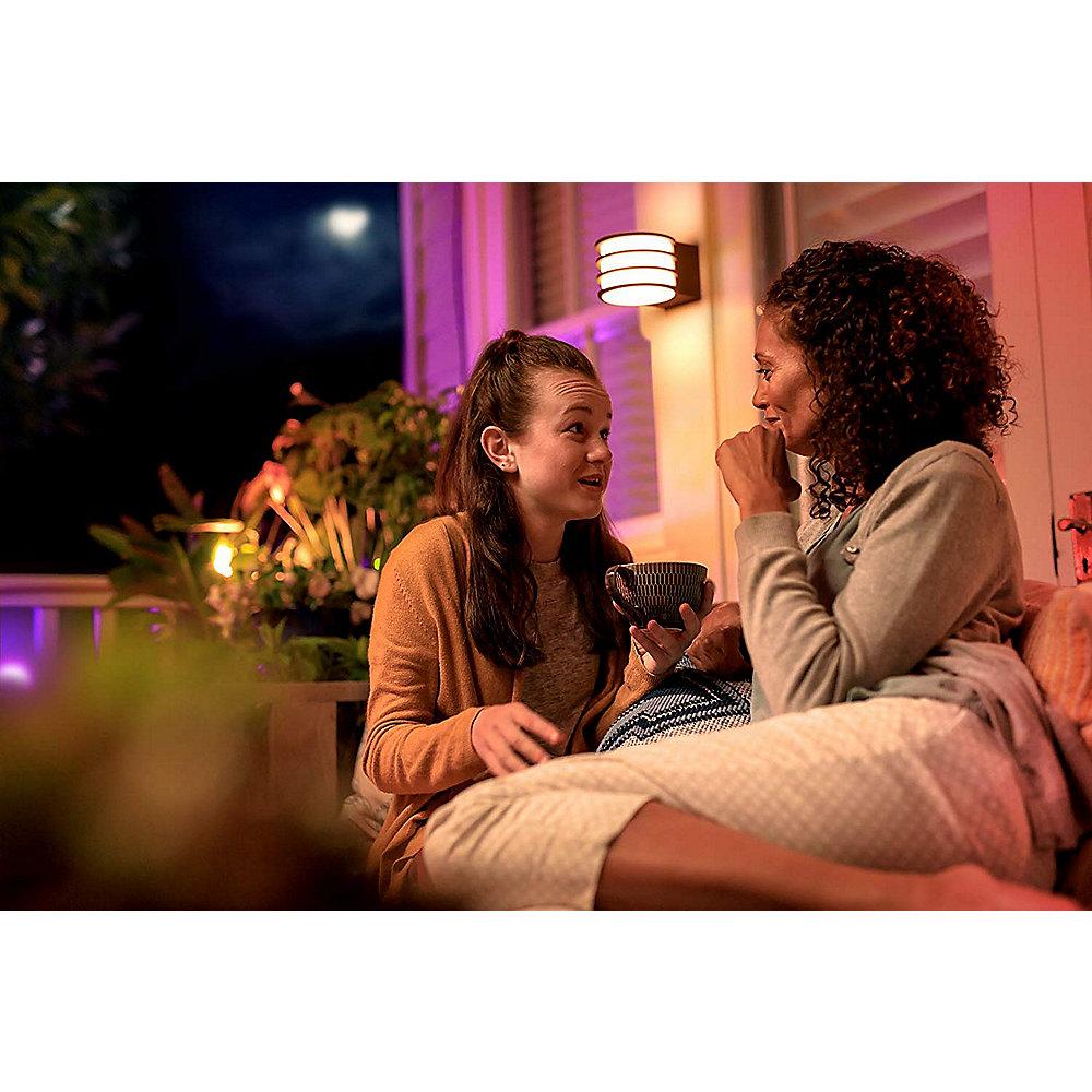 Philips Hue White LED Außenwandleuchte Lucca anthrazit, Philips, Hue, White, LED, Außenwandleuchte, Lucca, anthrazit