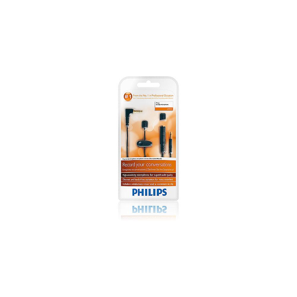 Philips LFH 9173 Ansteckmikrofon Krawattenmikrofon, Hi-Q GeräuschReduktions-Mic
