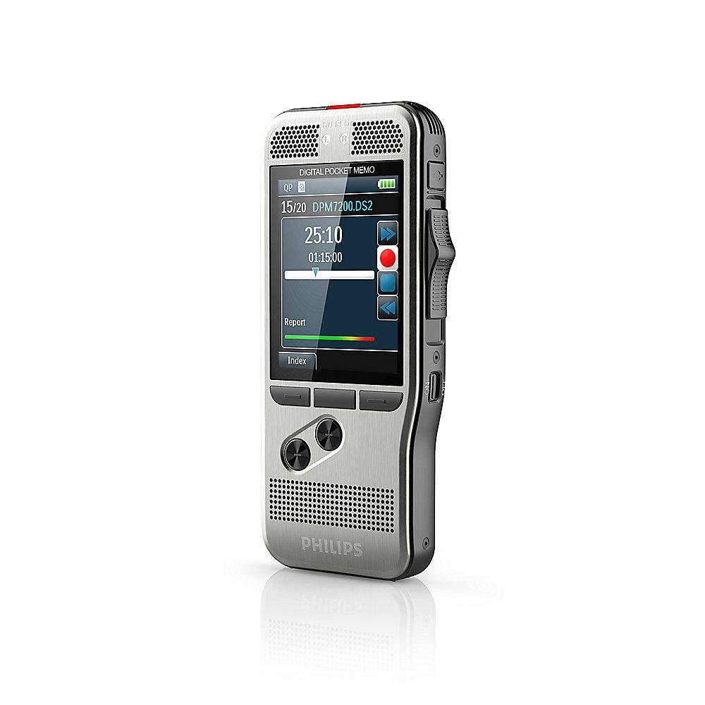Philips Pocket Memo DPM7700 Set (bestehend aus DPM7200, LFH2330 & LFH0334)