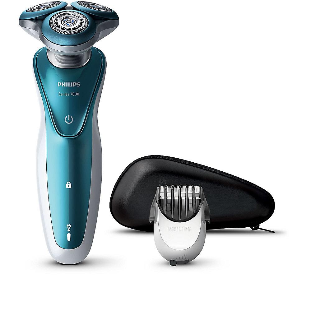 Philips S7370/41 Shaver Series 7000 Nass-/Trockenrasierer blau/silber, Philips, S7370/41, Shaver, Series, 7000, Nass-/Trockenrasierer, blau/silber