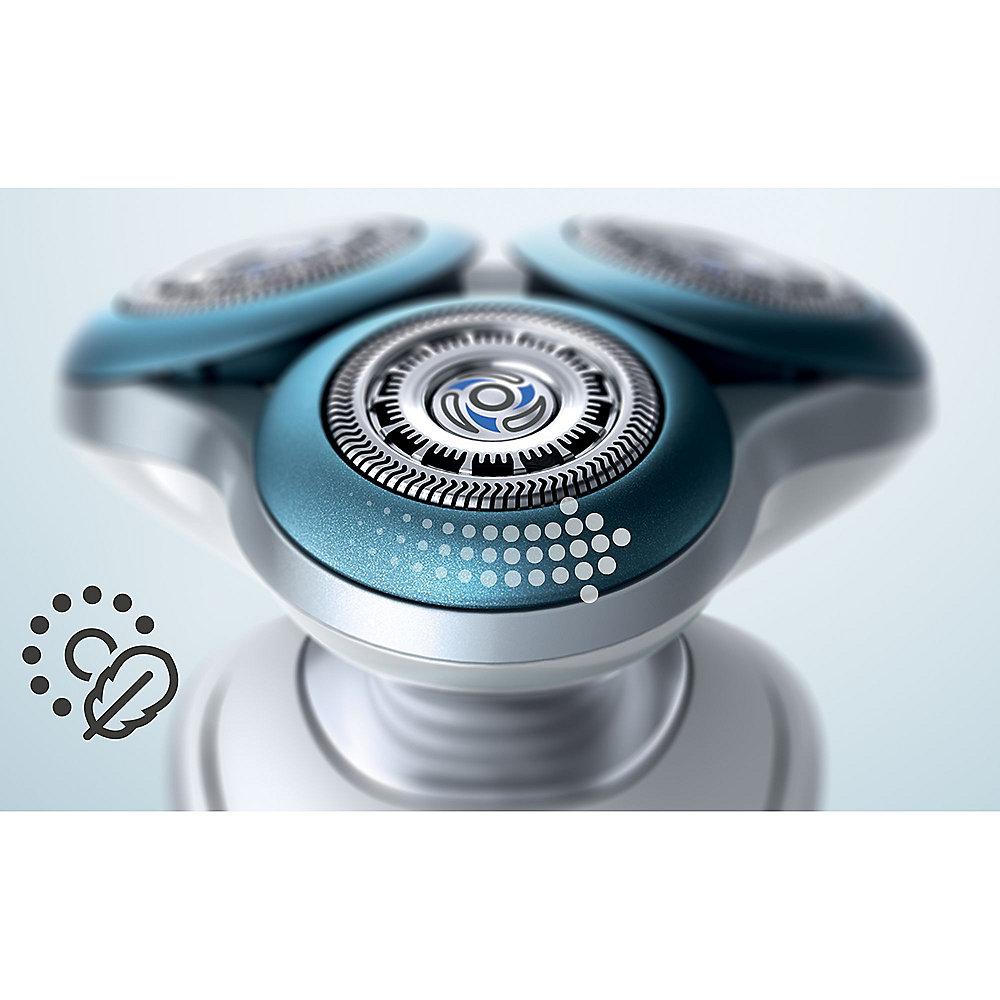 Philips S7370/41 Shaver Series 7000 Nass-/Trockenrasierer blau/silber