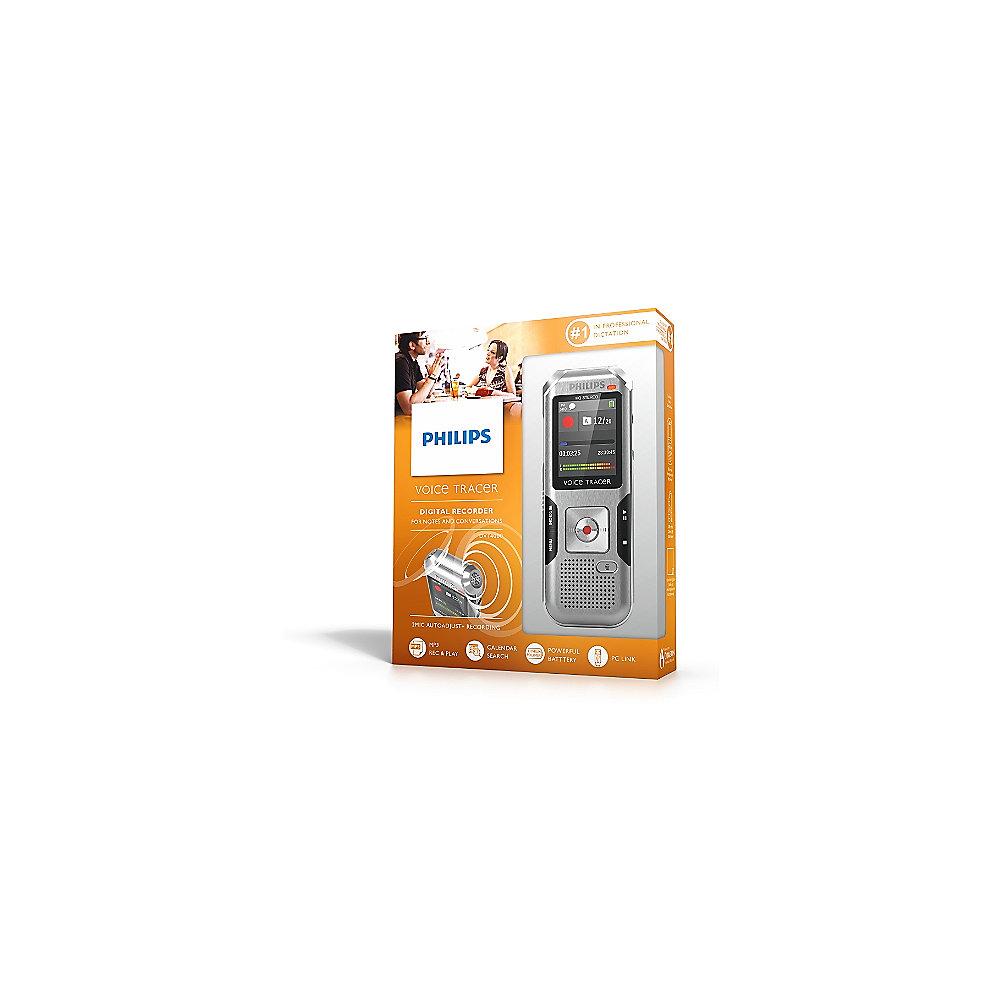Philips Voice Tracer DVT 41000 Stereo Diktiergerät 4GB   Meeting-Set