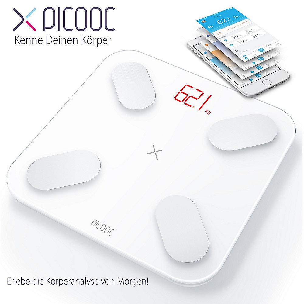Picooc Mini Smarte Körperanalysewaage weiß, Picooc, Mini, Smarte, Körperanalysewaage, weiß