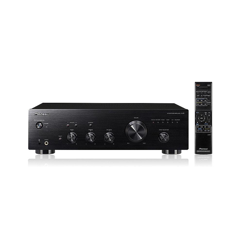 Pioneer A-20-K Stereo-Vollverstärker mit Direct Energy Design 50W Schwarz, Pioneer, A-20-K, Stereo-Vollverstärker, Direct, Energy, Design, 50W, Schwarz