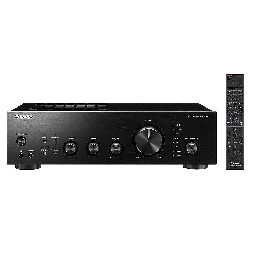 Pioneer A-40AE-K Stereo-Vollverstärker Direct Energy-Technologie Schwarz, Pioneer, A-40AE-K, Stereo-Vollverstärker, Direct, Energy-Technologie, Schwarz